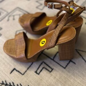 Brown Platform Sandals